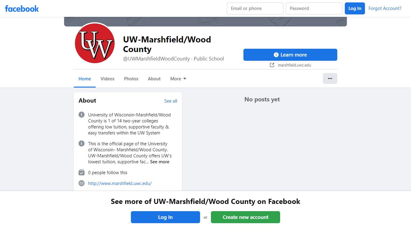 UW-Marshfield/Wood County - Home - Facebook